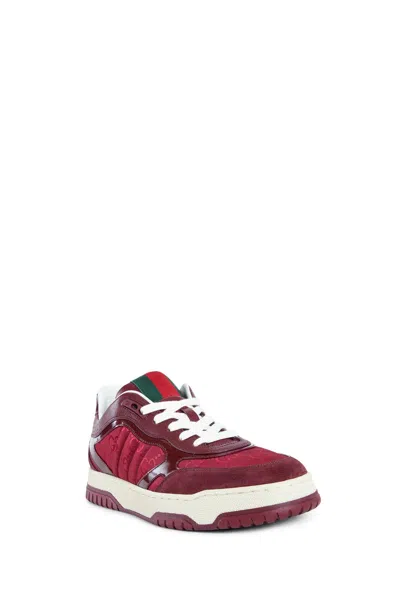 Gucci Leather And Fabric Sneakers