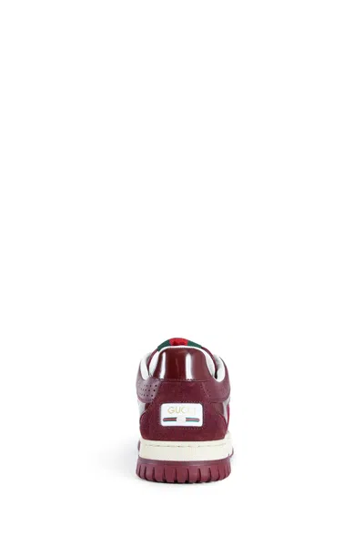 Gucci Leather And Fabric Sneakers