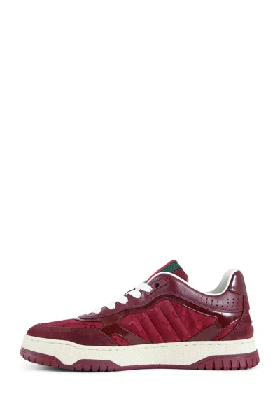 Gucci Leather And Fabric Sneakers