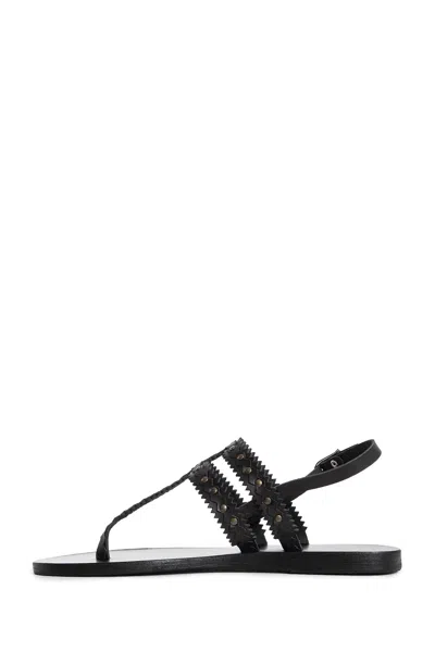 Ancient Greek Sandals Vesta Studded Sandals In Black
