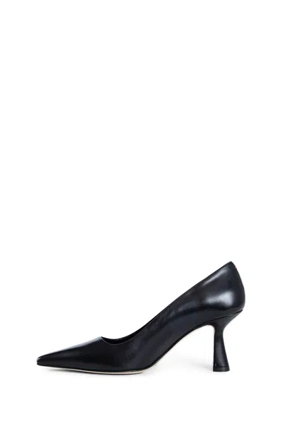 Aeyde 80mm Pointed-toe Leather Pumps In Black