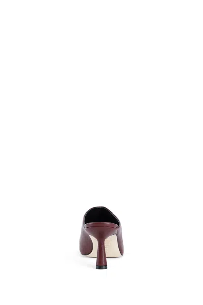 Aeyde Mila Leather Mule Pumps