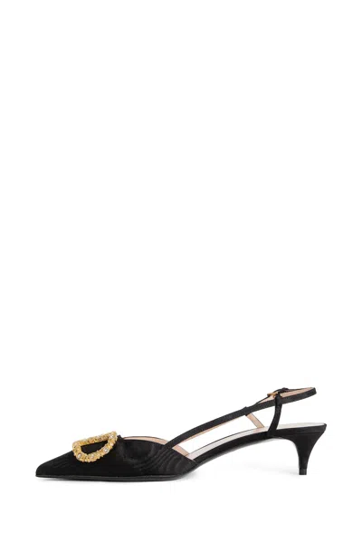 Valentino Woman Black Pumps In Black