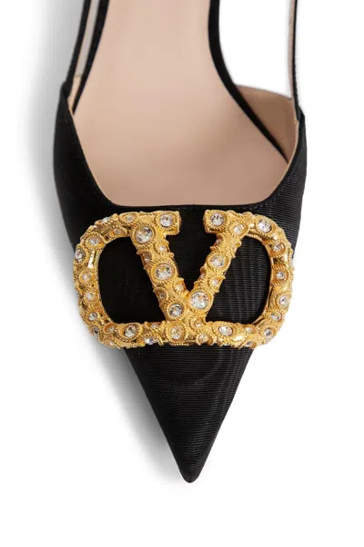 Valentino Woman Black Pumps In Black