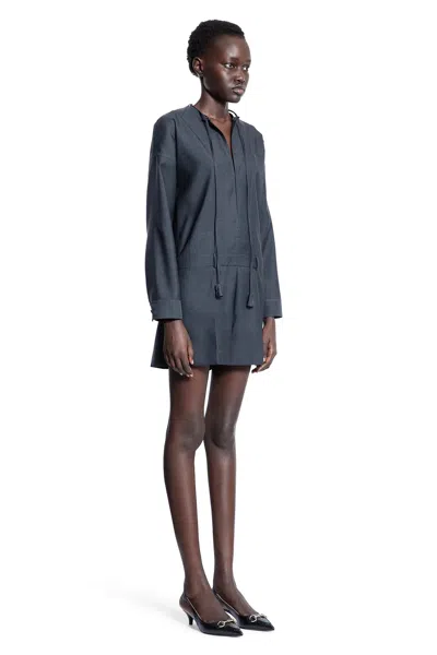 Gucci Woman Grey Jumpsuits In Grey