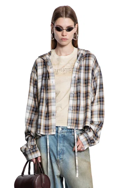 Acne Studios Woman Beige Shirts