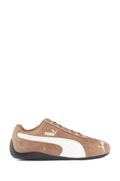 Puma Speedcat Archive Brown Sneakers With Side Logo In Suede Unisex