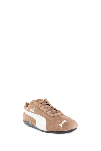 Puma Speedcat Archive Brown Sneakers With Side Logo In Suede Unisex