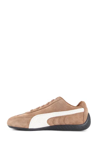 Puma Speedcat Archive Brown Sneakers With Side Logo In Suede Unisex