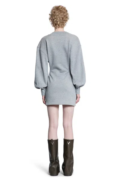 Attico Woman Grey Dresses In Gray