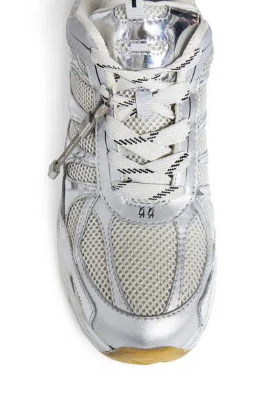 44 Label Group Silver Dragger Sneakers In Grey