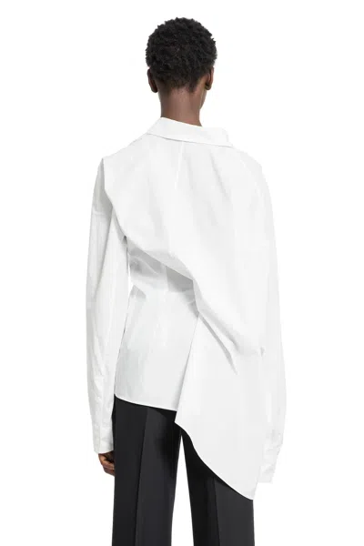 Ann Demeulemeester Woman White Shirts In White
