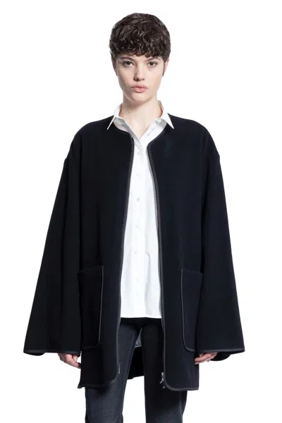 Totême Toteme Wool Zipped Jacket In Black