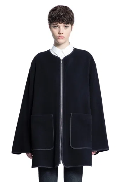 Totême Toteme Wool Zipped Jacket In Black