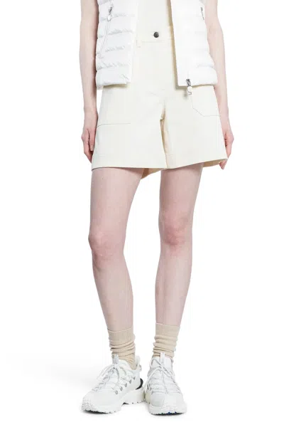 Moncler Woman Off-white Shorts