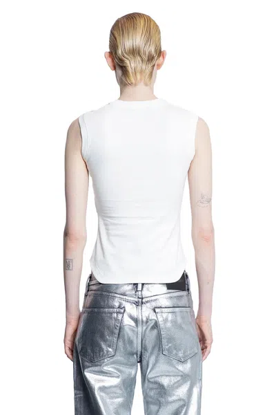 Attico Monogram Tank Top In White