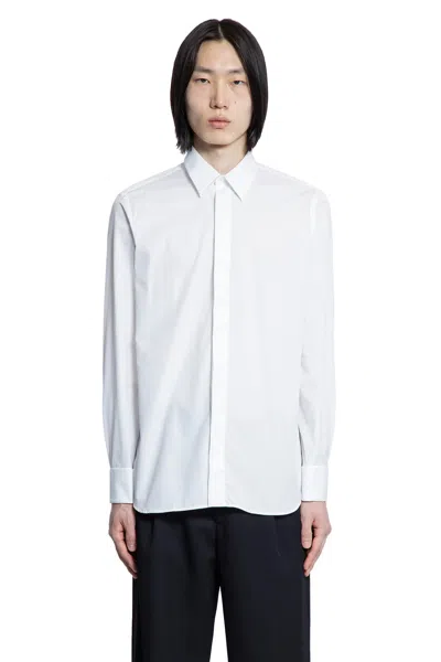 Lardini White Button-down Shirt In White