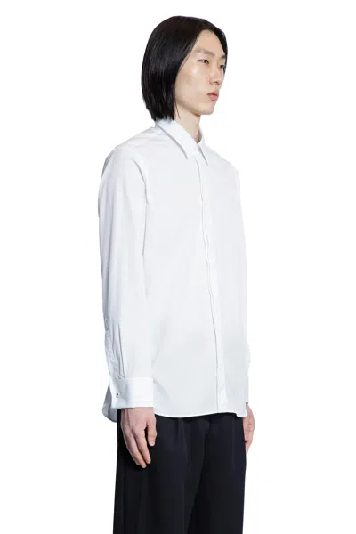 Lardini White Button-down Shirt In White
