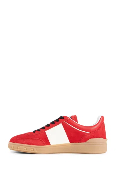 Valentino Upvillage Low Top Trainer In Red