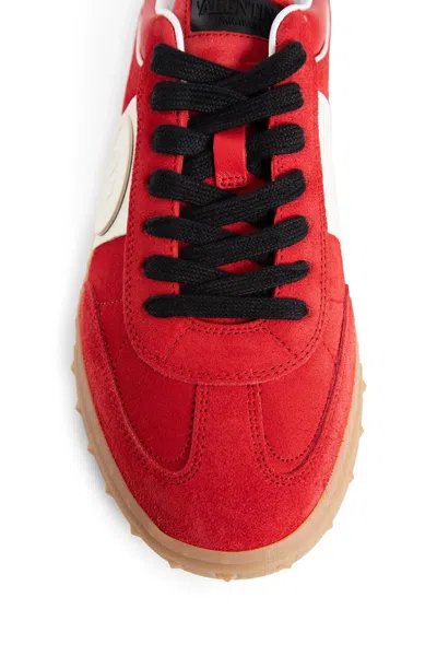 Valentino Upvillage Low Top Trainer In Red