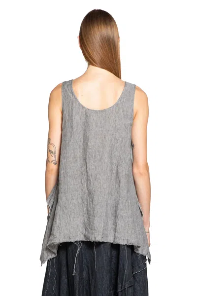 Forme D'expression Top A Fazzoletto In Grey