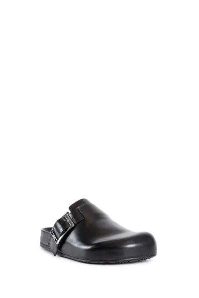Loewe Ease Buckle Clogs In Black