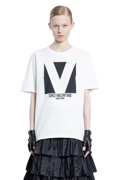 Valentino " Print T-shirt In White