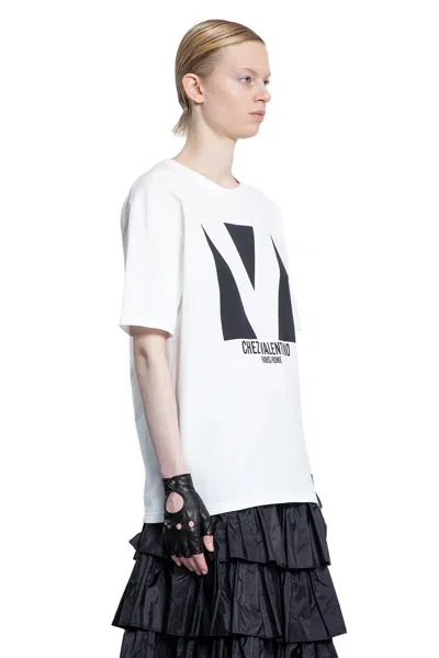 Valentino " Print T-shirt In White