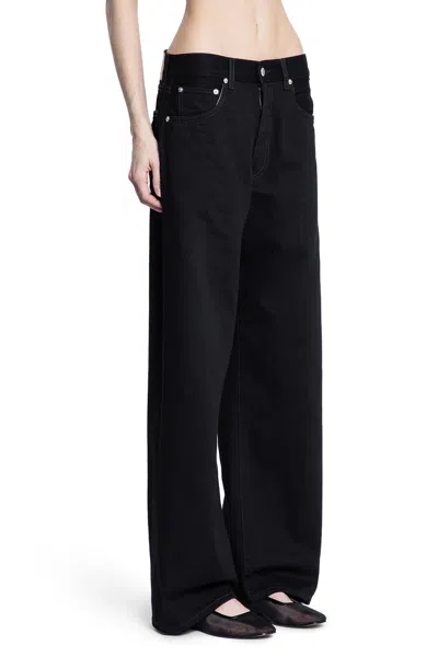 6397 Woman Black Trousers In Black