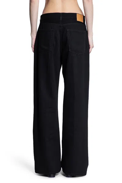 6397 Woman Black Trousers In Black