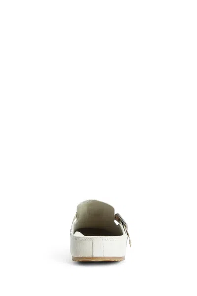 Burberry Man Beige Sandals & Slides In White