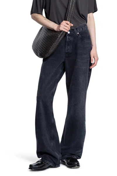 Agolde Luna Pieced Cotton Denim Jeans