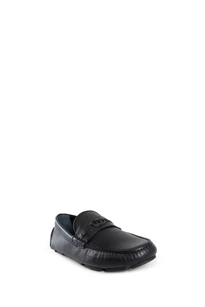 Gucci Men Driver Loafers In Black