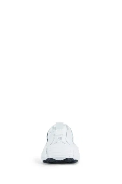 Balenciaga White Cowskin And Polyester Monday Shoe Sneakers