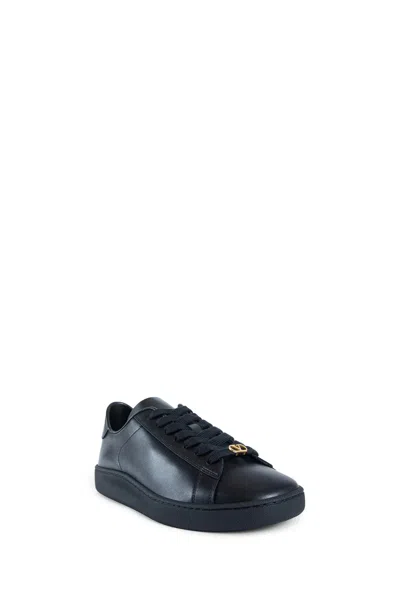 Valentino Garavani Royco Sneaker In Soft Nappa Calfskin In Black
