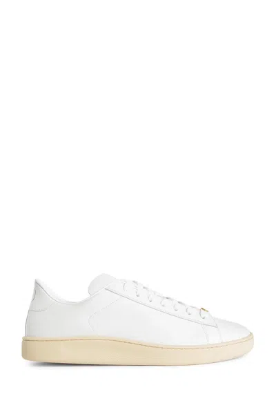 Valentino White Leather Vlogo Signature Sneakers