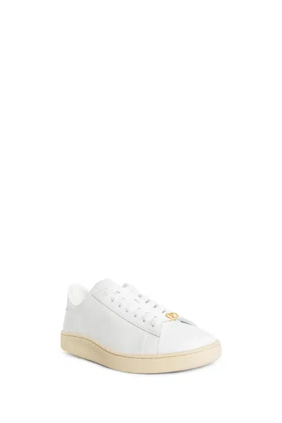 Valentino White Leather Vlogo Signature Sneakers