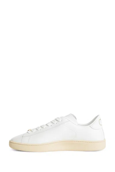 Valentino White Leather Vlogo Signature Sneakers