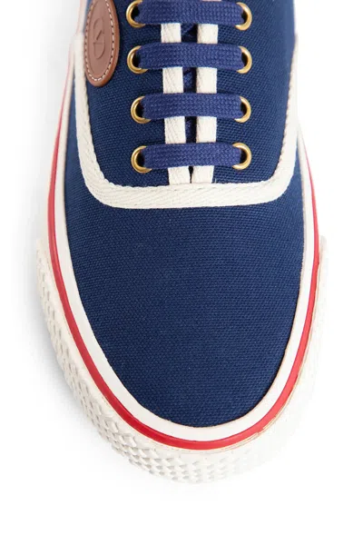 Valentino Garavani Sneaker Nojoke In Blue And White Canvas
