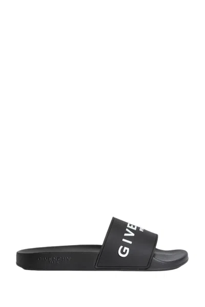 Givenchy Man Sandals Black Size 8 Thermoplastic Polyurethane