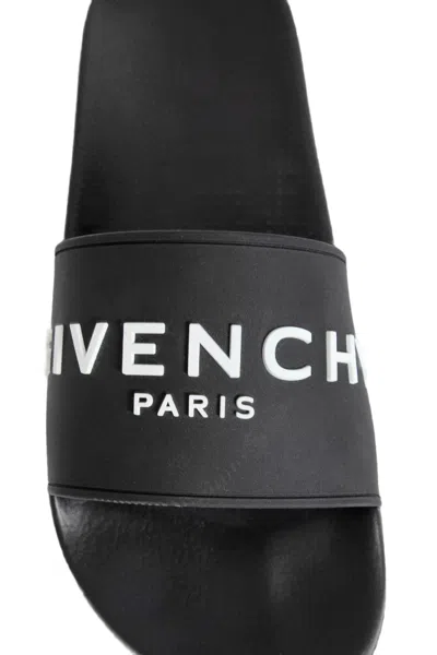 Givenchy Man Sandals Black Size 8 Thermoplastic Polyurethane