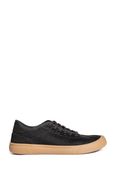 The Row Grosgrain-trimmed Canvas Sneakers In Black