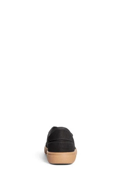 The Row Grosgrain-trimmed Canvas Sneakers In Black