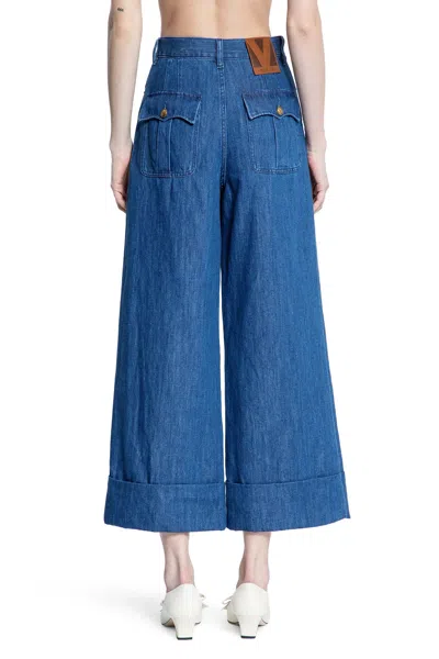 Valentino Lightweight Denim Jeans In Blue