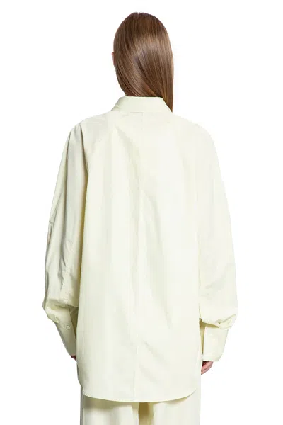 Totême Woman Beige Shirts In Neutral
