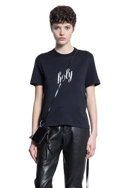 Ann Demeulemeester Fanie Printed T-shirt In Black