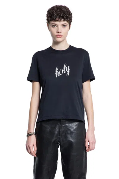 Ann Demeulemeester Fanie Printed T-shirt In Black