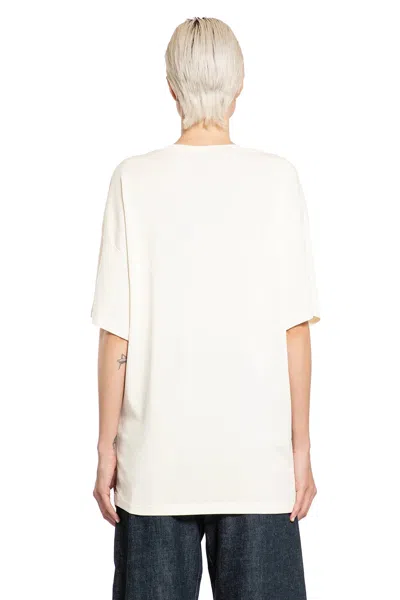 Lemaire Rib T-shirt In White