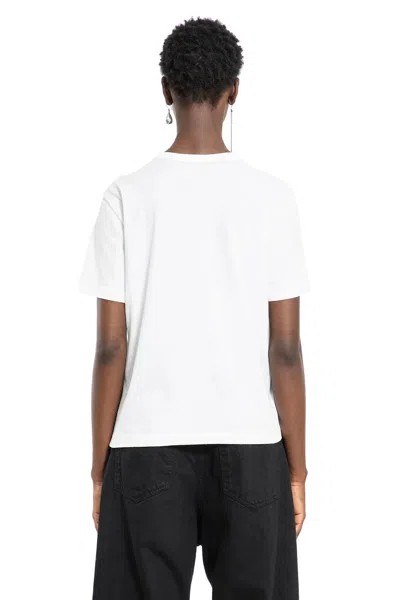 Ann Demeulemeester Woman White T-shirts & Tank Tops