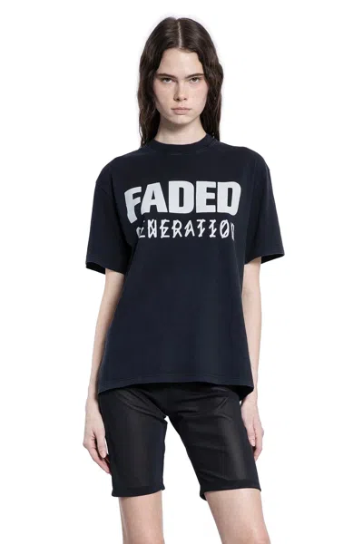 44 Label Group Faded Gen T-shirt In Black